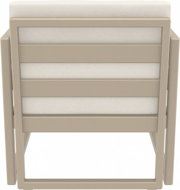 Комплект пластиковой мебели Mykonos XL бежевый, бежевый Комплект пластиковой мебели Mykonos XL бежевый, бежевый