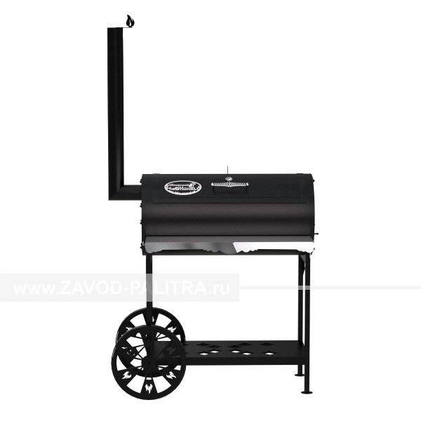 Гриль-Смокер XL, из стали толщиной 5 мм в термостойкой покраске