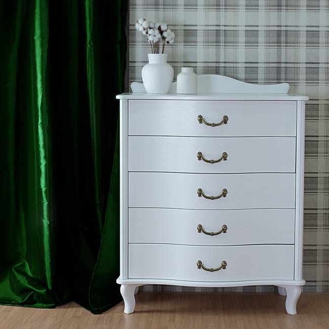 Комод Джульетта молочный дуб Л Комод Джульетта молочный дуб Л