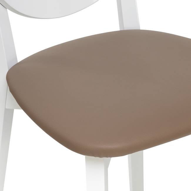 Стул Leset Хьюстон сборный Белый Шоколад Белый