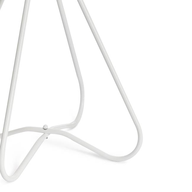 Столик журнальный GLAND 1 шт. в упаковке металл, 40*40*45см, белый белый металл