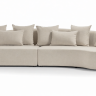 Диван модульный с подушками Cosy Modular конопляный 3600х1100х740 мм