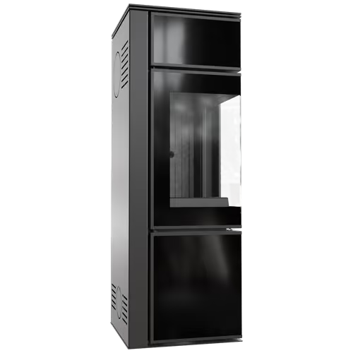 Печь Kratki Pro TORA/S 8 кВт, чёрное стекло