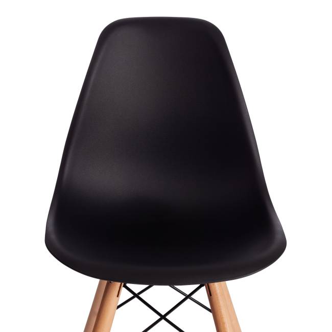 Стул барный Cindy Bar Chair/Синди Бар Чаир (мод. 80-1)/1 шт. в упаковке дерево бук/металл/пластик, 50х51х109см, черный 3010/ натуральный черный дерево бук/металл/пластик