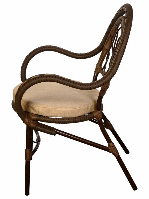 Комплект из искусственного ротанга Java (Ява)-6 (цвет: Орех) Комплект из искусственного ротанга Java (Ява)-6 (цвет: Орех)