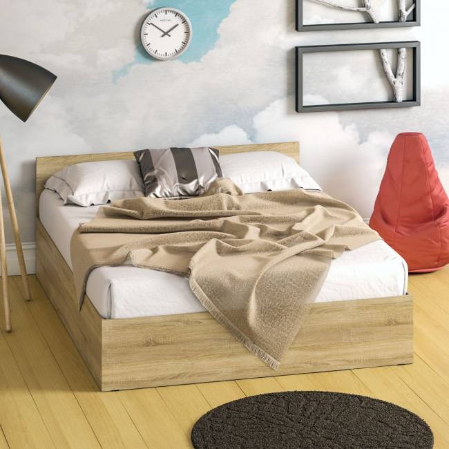 Кровать Стандарт 1600 цвет дуб сонома Кровать Стандарт 1600 цвет дуб сонома