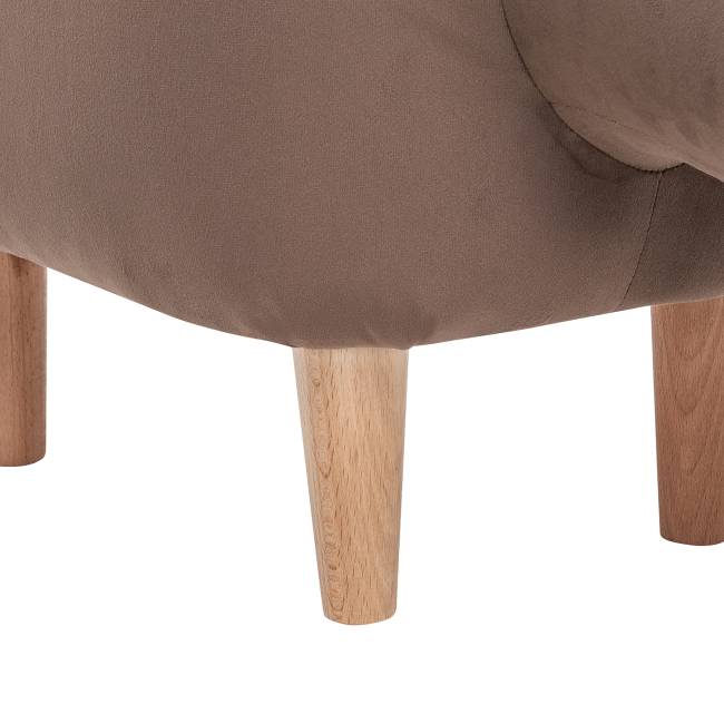 Пуф Leset Hippo COMBI V23 молочный шоколад Бук Пуф Leset Hippo COMBI V23 молочный шоколад Бук