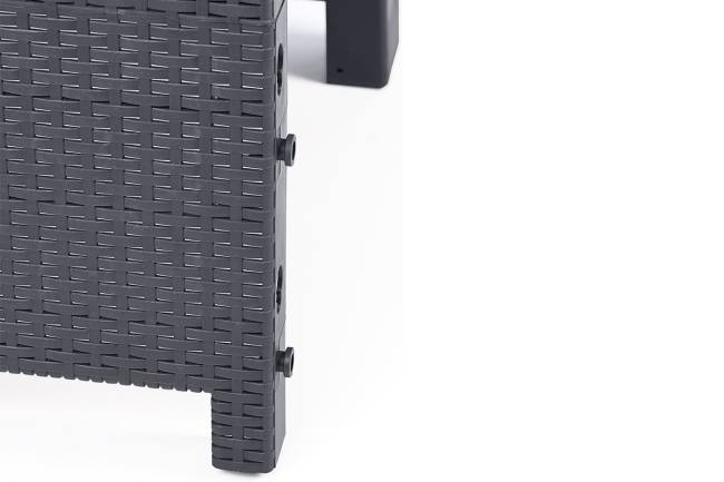 Arizona b:rattan, Диван трехместный, антрацит (3-х местная подушка)