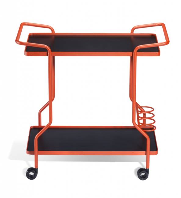 Cтол ламинированный сервировочный Brut кирпичный, черный 885х430х820 мм Cтол ламинированный сервировочный Brut кирпичный, черный 885х430х820 мм