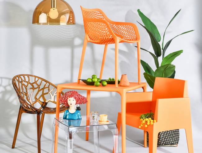 Столик прозрачный журнальный Queen прозрачный 510х510х430 мм Столик прозрачный журнальный Queen прозрачный 510х510х430 мм