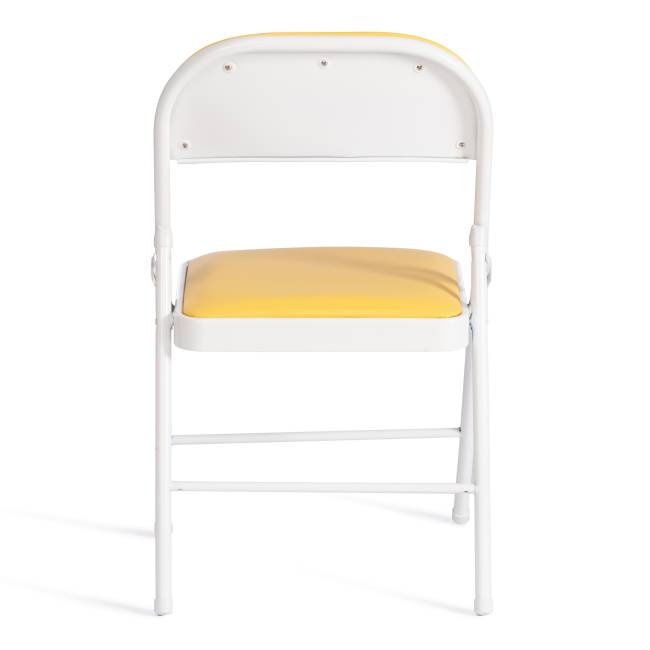 Стул складной FOLDER (mod. 3022G) / 1 шт. в упаковке каркас: металл, сиденье/спинка: экокожа, 46.5 х 47.5 х 79 см, yellow (желтый) / white (белый) желтый, белый каркас: металл, сиденье/спинка: экокожа Стул складной FOLDER (mod. 3022G) / 1 шт. в упаковке каркас: металл, сиденье/спинка: экокожа, 46.5 х 47.5 х 79 см, yellow (желтый) / white (белый) желтый, белый каркас: металл, сиденье/спинка: экокожа