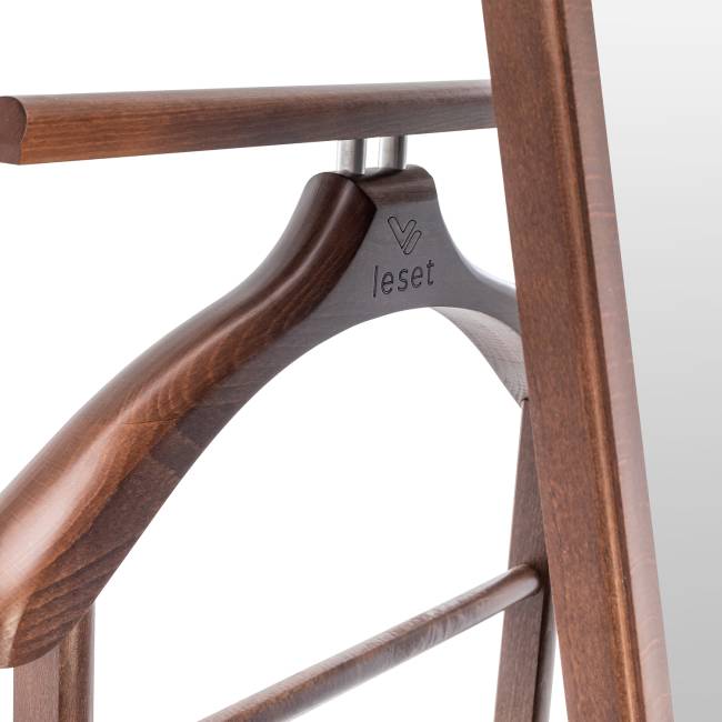 Вешалка с зеркалом Leset Сиэтл Орех