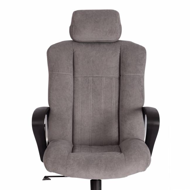 Кресло OXFORD хром флок , серый, 29 серый флок
