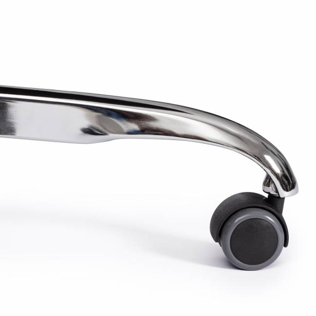 Кресло OXFORD хром флок , серый, 29 серый флок