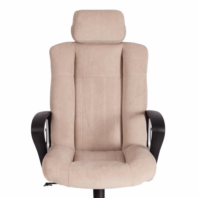 Кресло OXFORD хром флок , бежевый, 7 бежевый флок