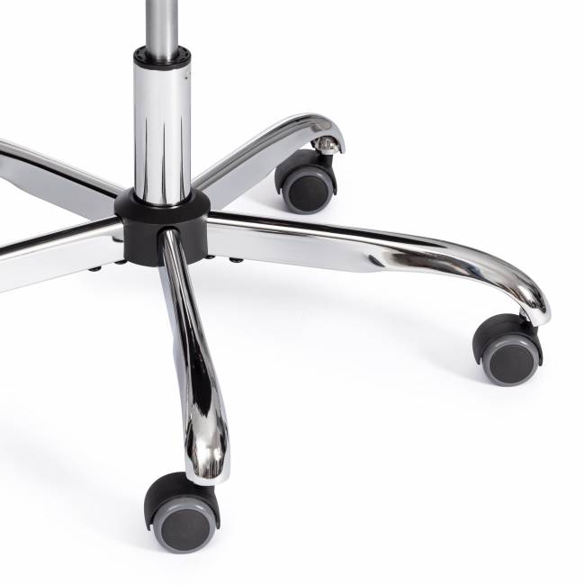 Кресло OXFORD хром флок , бежевый, 7 бежевый флок