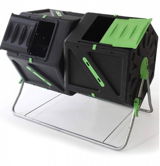 Компостер вращающийся HELEX двойной 2*105 л Компостер вращающийся HELEX двойной 2*105 л