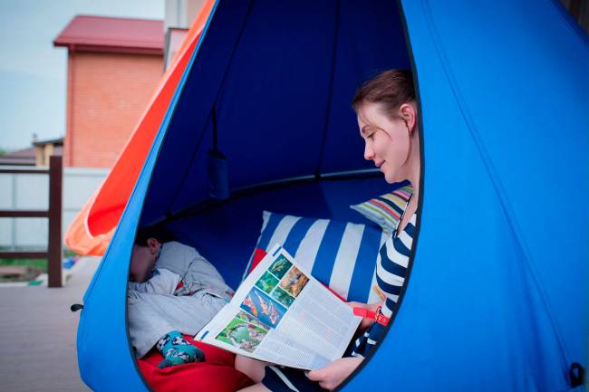 Гамак-кокон Jamber, синий