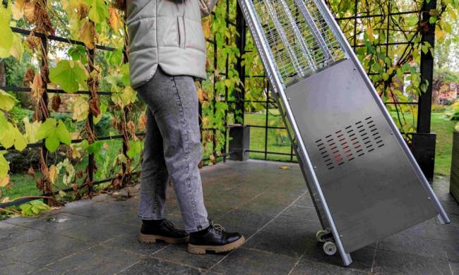 Уличный газовый обогреватель EVA из нержавеющей стали Уличный газовый обогреватель EVA из нержавеющей стали