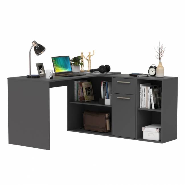 Стол-трансформер письменный Лайт 03.245.01 цвет тёмно-серый Стол-трансформер письменный Лайт 03.245.01 цвет тёмно-серый