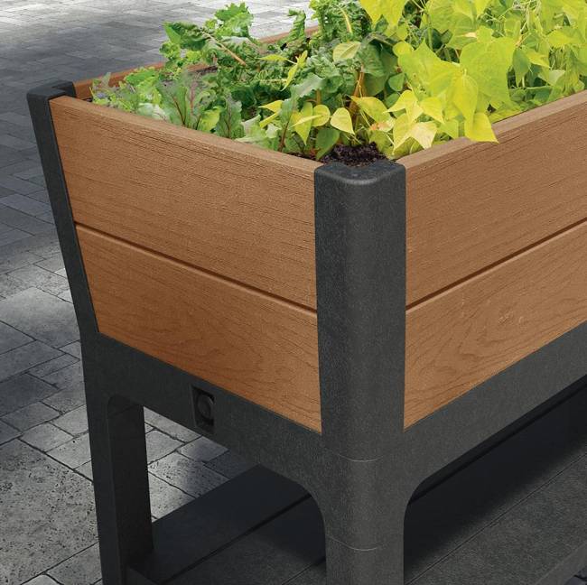 Готовая грядка Дарвин (Darwin elevated Garden Bed Pro) коричневый