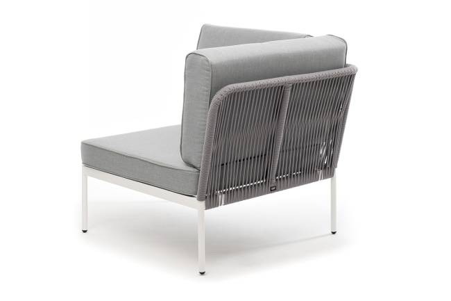 "Канны" левый модуль плетеный из роупа, каркас алюминий темно-серый (RAL7024) шагрень, роуп темно-серый круглый, ткань темно-серая "Канны" левый модуль плетеный из роупа, каркас алюминий темно-серый (RAL7024) шагрень, роуп темно-серый круглый, ткань темно-серая