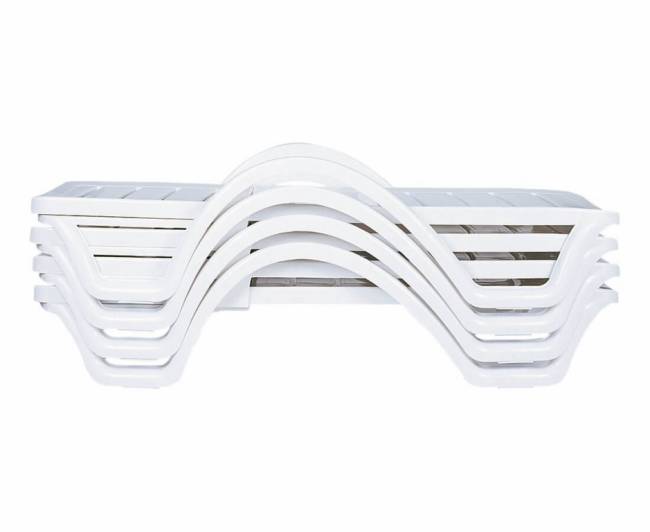 Шезлонг-лежак пластиковый Havana тик 1870x540x300 мм Шезлонг-лежак пластиковый Havana тик 1870x540x300 мм