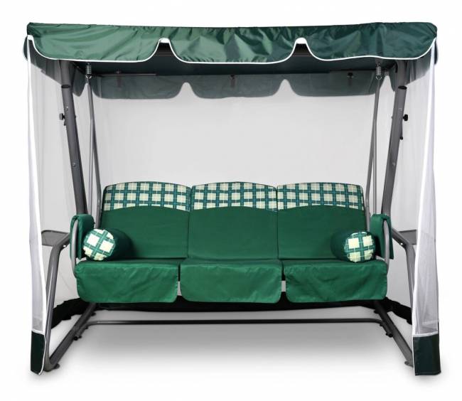 Тент-крыша + москитная сетка Барышня 247х170х185, зеленый Тент-крыша + москитная сетка Барышня 247х170х185, зеленый