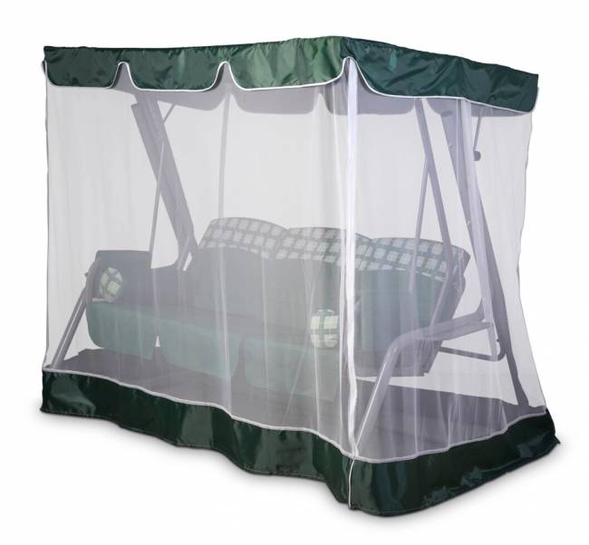 Тент-крыша + москитная сетка Барышня 247х170х185, зеленый Тент-крыша + москитная сетка Барышня 247х170х185, зеленый