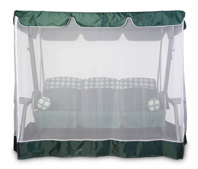 Тент-крыша + москитная сетка Барышня 247х170х185, зеленый Тент-крыша + москитная сетка Барышня 247х170х185, зеленый