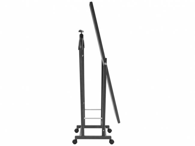 Вешалка костюмная с зеркалом на колесах В 24Н венге