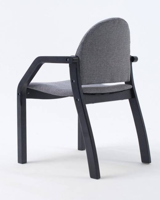 Стул-кресло Джуно 2.0 чёрный/графит