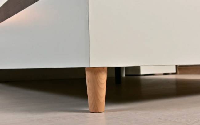 Комод четыре ящика Муссон и кровать со спальным местом 1600х200 цвет белый/дуб эндгрейн элегантный Комод четыре ящика Муссон и кровать со спальным местом 1600х200 цвет белый/дуб эндгрейн элегантный